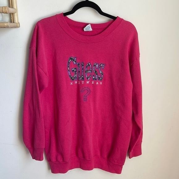 Vintage Guess Knitwear Crewneck Sweatshirt - Picture 1 of 6